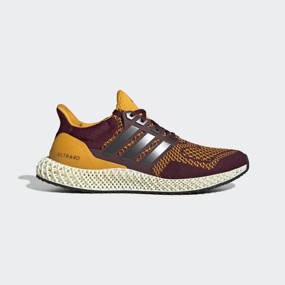 New  Men's adidas Ultra 4D SUN DEVILS Running Sneakers